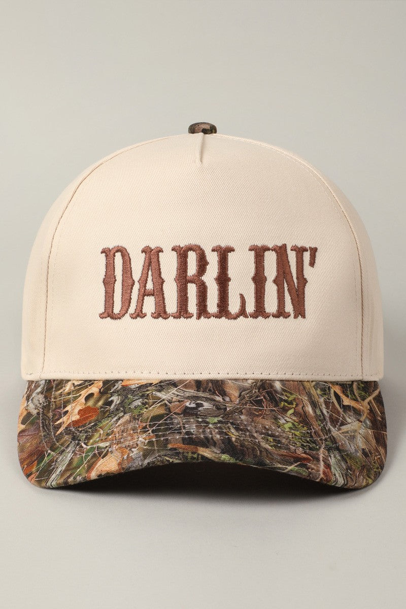 Camo DARLIN' Trucker Hat