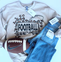 Leopard Mama Football Sweatshirt